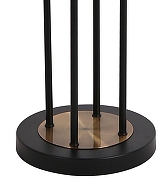 Торшер Escada Denver 1109/4 цвет плафона/подвески Черный, Золото, цвет арматуры Золото, Черный-3