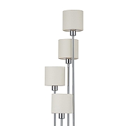 Торшер Escada Denver 1109/4 Chrome/Beige цвет плафона/подвески Бежевый, цвет арматуры Хром-4