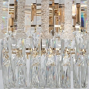 Подвесной светильник De City Бриз 41 111015807 цвет плафона/подвески Прозрачный, цвет арматуры Золото-5