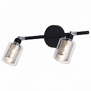 Спот Escada Valerie 1115/2A цвет плафона/подвески Прозрачный, Хром, цвет арматуры Черный