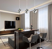 Подвесной светильник De City Соло 63 112011101 цвет плафона/подвески Хром, цвет арматуры Хром-8