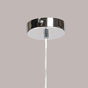 Подвесной светильник De City Соло 63 112011501 цвет плафона/подвески Прозрачный, цвет арматуры Хром-5