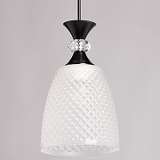 Подвесной светильник De City Соло 82 112013601 цвет плафона/подвески Белый, цвет арматуры Черный