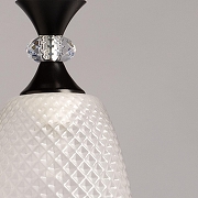 Подвесной светильник De City Соло 82 112013601 цвет плафона/подвески Белый, цвет арматуры Черный-4