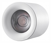 Накладной светильник iLedex Metrica 113-12W-D100-3000K-24DG-WH цвет плафона/подвески Белый, цвет арматуры Белый