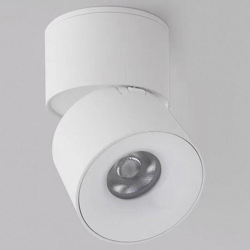 Накладной светильник iLedex Metrica 115-12W-D70-4K-55DG-WH 