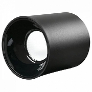 Накладной светильник iLedex Metrica 116-12W-D75-4K-36DG-BK цвет плафона/подвески Прозрачный, цвет арматуры Черный