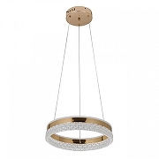 Подвесной светильник De City Платлинг 117010301 цвет плафона/подвески Золото, Прозрачный, цвет арматуры Золото-1