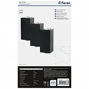 Накладной светильник Feron Нью-Йорк 11704 цвет плафона/подвески Черный, цвет арматуры Черный-4