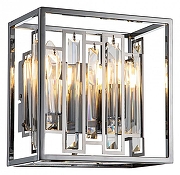 Накладной светильник Indigo Valzer 12001/2W Chrome цвет плафона/подвески Прозрачный, Хром, цвет арматуры Хром-1