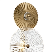 Накладной светильник Indigo Miele 12021/A/1W Brass цвет плафона/подвески Латунь, Прозрачный, цвет арматуры Латунь-3