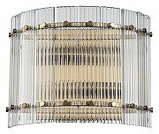 Накладной светильник Indigo Finezza 12023/2W Nickel цвет плафона/подвески Прозрачный, цвет арматуры Никель