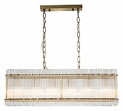 Подвесной светильник Indigo Venera 12024/6PL Brass цвет плафона/подвески Прозрачный, цвет арматуры Бронза-2