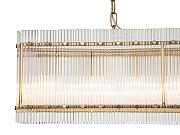 Подвесной светильник Indigo Venera 12024/6PL Brass цвет плафона/подвески Прозрачный, цвет арматуры Бронза-4