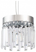 Подвесной светильник Indigo Lacrima 12026/1P Chrome цвет плафона/подвески Прозрачный, цвет арматуры Хром