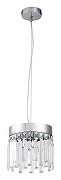 Подвесной светильник Indigo Lacrima 12026/1P Chrome цвет плафона/подвески Прозрачный, цвет арматуры Хром-1