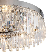 Подвесной светильник Indigo Lacrima 12026/8C Chrome цвет плафона/подвески Прозрачный, цвет арматуры Хром-3