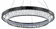 Подвесной светильник Indigo Riva 12045/1P Black цвет плафона/подвески Прозрачный, цвет арматуры Черный