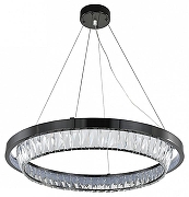 Подвесной светильник Indigo Riva 12045/1P Black цвет плафона/подвески Прозрачный, цвет арматуры Черный-4