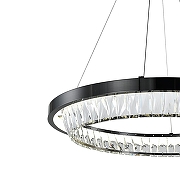 Подвесной светильник Indigo Riva 12045/1P Black цвет плафона/подвески Прозрачный, цвет арматуры Черный-5
