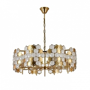 Подвесной светильник Indigo Delizia 12047/8P Brass цвет плафона/подвески Бронза, Прозрачный, цвет арматуры Бронза-2
