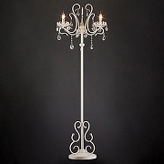 Торшер Eurosvet Etna 12205/3F белый Strotskis цвет плафона/подвески Прозрачный, цвет арматуры Белый, Золото-2