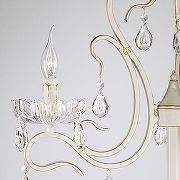 Торшер Eurosvet Etna 12205/3F белый Strotskis цвет плафона/подвески Прозрачный, цвет арматуры Белый, Золото-3