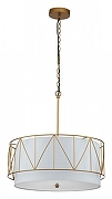 Подвесной светильник Indigo Charme 13016/3P Gold цвет плафона/подвески Белый, цвет арматуры Золото-1