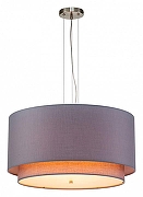 Подвесной светильник Indigo Nebbia 13020/3P Nickel цвет плафона/подвески Серый, цвет арматуры Никель-2