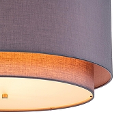 Подвесной светильник Indigo Nebbia 13020/3P Nickel цвет плафона/подвески Серый, цвет арматуры Никель-4