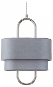 Подвесной светильник Indigo Borsa 13024/1P Nickel цвет плафона/подвески Серый, цвет арматуры Никель