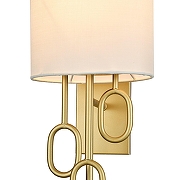 Бра Indigo Amali 13026/1W Gold цвет плафона/подвески Слоновая кость, цвет арматуры Золото-3