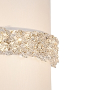 Подвесной светильник Indigo Effetto 13030/1P Brass цвет плафона/подвески Слоновая кость, Прозрачный, цвет арматуры Бронза-3