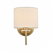 Бра Indigo Boheme 13031/1W Brass цвет плафона/подвески Слоновая кость, цвет арматуры Бронза, Прозрачный-2