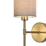 Бра Indigo Plisse 13033/1W Brass цвет плафона/подвески Коричневый, цвет арматуры Бронза-4