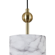 Светильник на штанге Indigo Venato 13036/1P Brass цвет плафона/подвески Белый, Мрамор, цвет арматуры Бронза-3