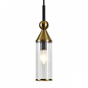 Подвесной светильник Indigo Torazzo 13037/1S Black цвет плафона/подвески Бронза, Прозрачный, цвет арматуры Черный-2