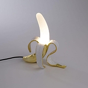 Настольная лампа Seletti Banana Lamp 13082 цвет плафона/подвески Белый, цвет арматуры Золото-2