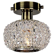 Светильник на штанге Favourite Sternchen 1391-1U цвет плафона/подвески Прозрачный, цвет арматуры Бронза