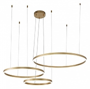 Подвесной светильник Indigo Galass 14001/3P Gold цвет плафона/подвески Золото, цвет арматуры Золото-1