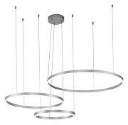 Подвесной светильник Indigo Galass 14001/3P Silver цвет плафона/подвески Серебро, цвет арматуры Серебро-1