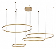 Подвесной светильник Indigo Galass 14001/4P Gold цвет плафона/подвески Золото, цвет арматуры Золото