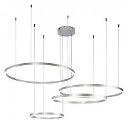 Подвесной светильник Indigo Galass 14001/4P Silver цвет плафона/подвески Серебро, цвет арматуры Серебро-1