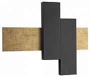 Накладной светильник Indigo Avanzato 14023/2W Gold stone цвет плафона/подвески Черный, цвет арматуры Золото