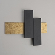 Накладной светильник Indigo Avanzato 14023/2W Gold stone цвет плафона/подвески Черный, цвет арматуры Золото-1