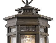 Подвесной светильник Favourite Guards 1458-1P цвет плафона/подвески Прозрачный, цвет арматуры Коричневый-1