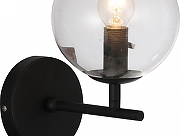 Бра Favourite Schoppen 1491-1W цвет плафона/подвески Прозрачный, цвет арматуры Черный-1