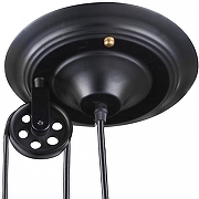 Подвесной светильник Globo Lenius 15053 цвет плафона/подвески Черный, цвет арматуры Черный-2