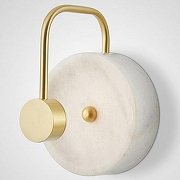 Бра Imperiumloft Gottby01 151434-26 цвет плафона/подвески Золото, цвет арматуры Белый