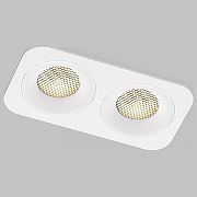 Встраиваемый светильник Elektrostandard Tetro 15277/LED цвет плафона/подвески Белый, цвет арматуры Белый